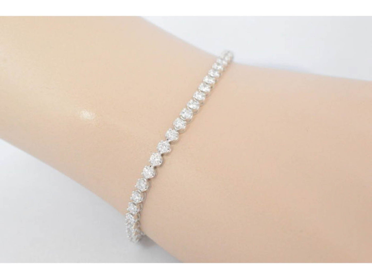 Tennisarmband met 1.30 carat diamanten