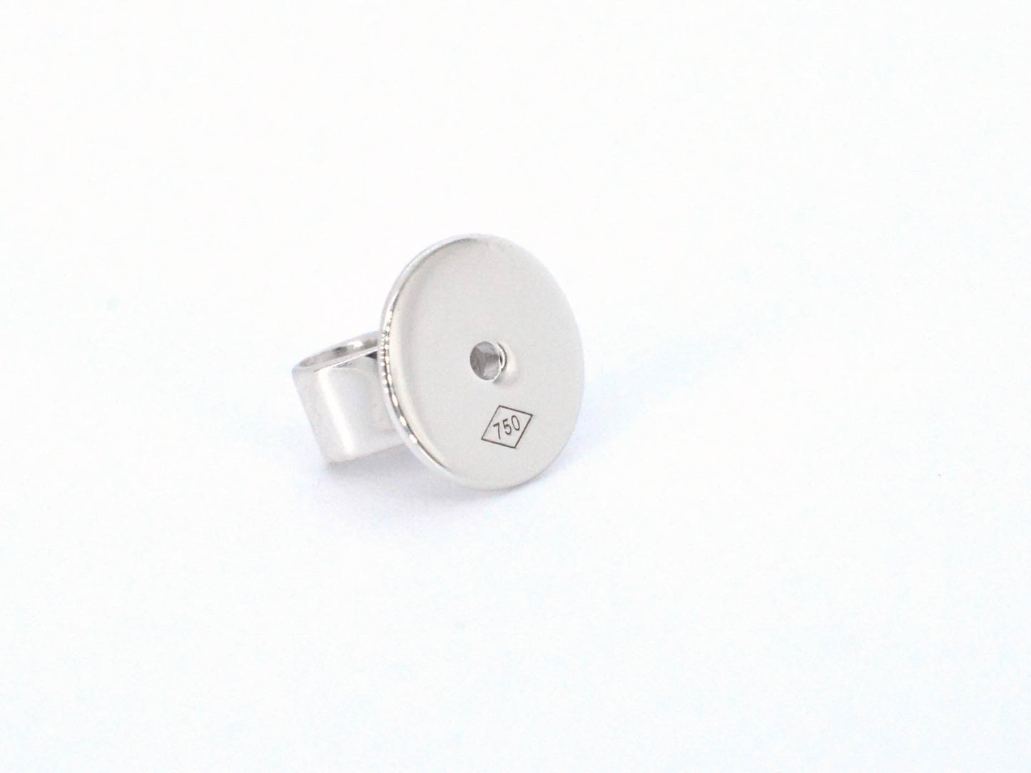 Weißgoldohrringe mit großen Diamanten 1,64 Karat