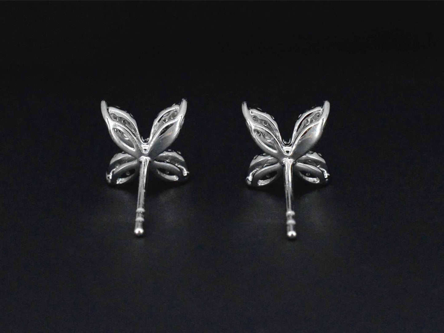 Diamantohrringe aus Weißgold