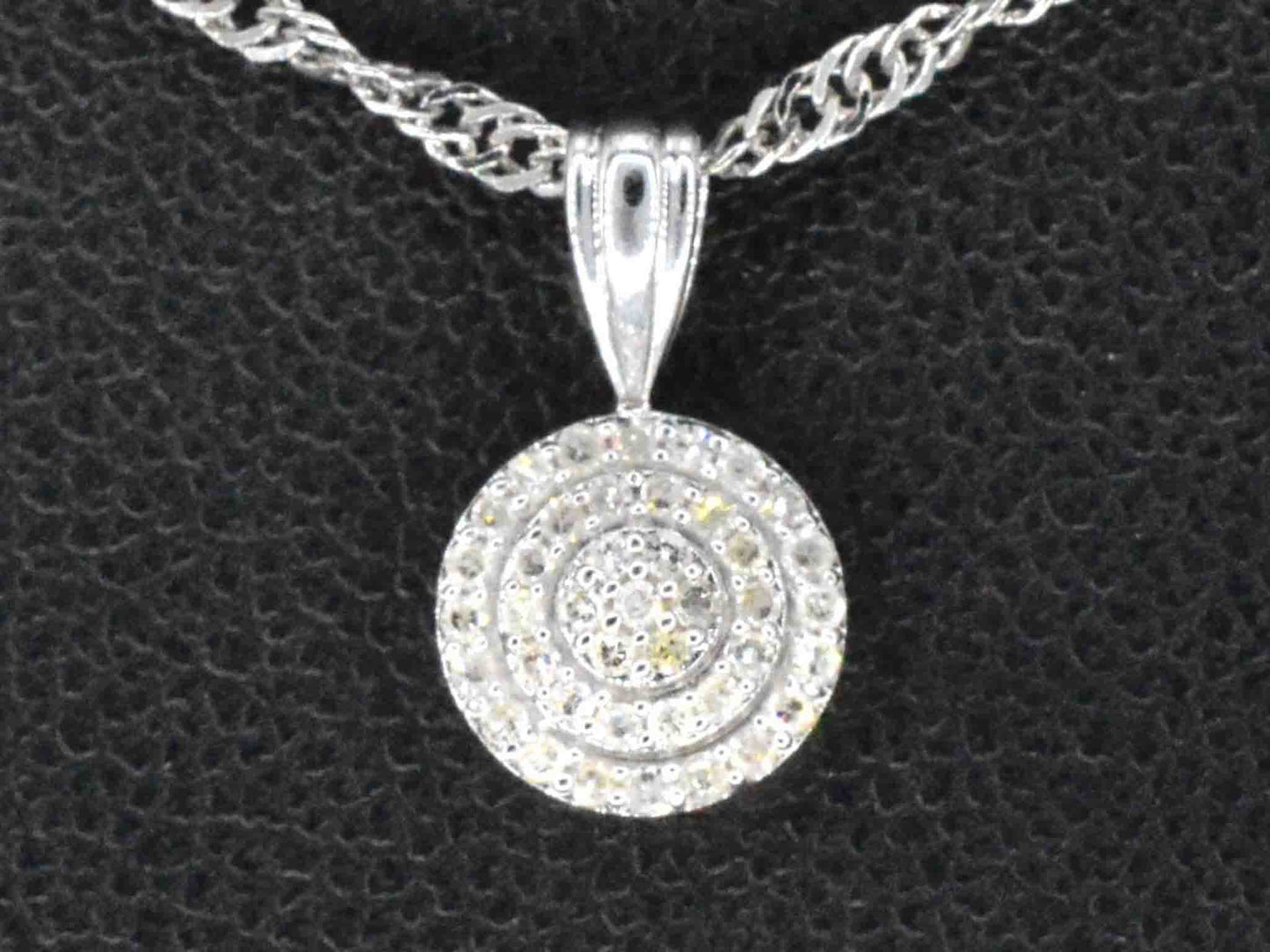 Witgouden hanger met diamanten 2026-6