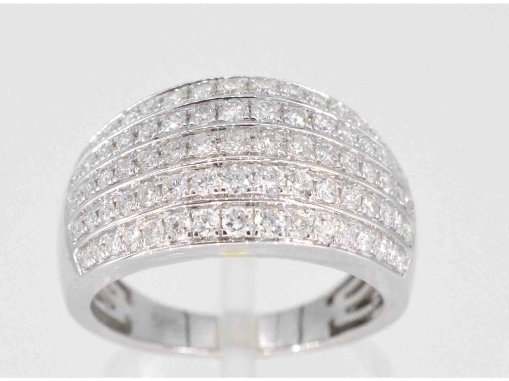 Witgouden ring met diamanten 1.00 carat
