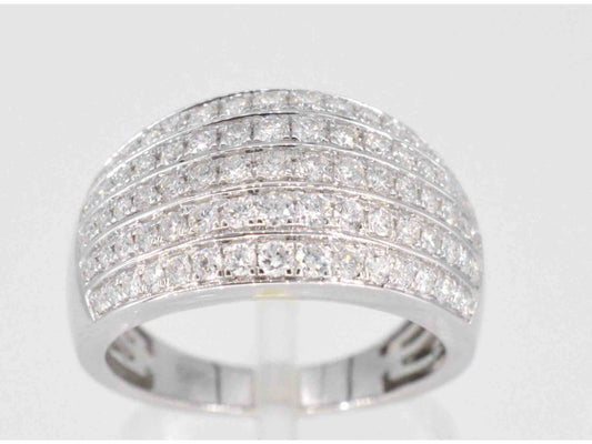 Witgouden ring met diamanten 1.00 carat
