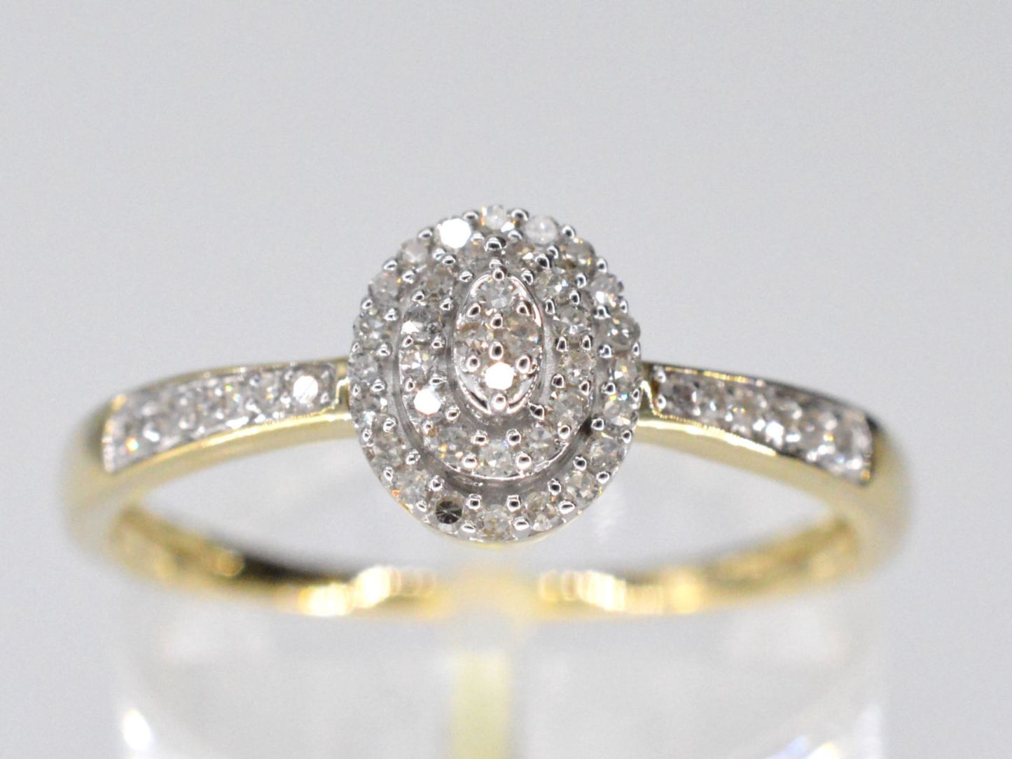 Gouden entourage ring met diamanten 2100-5