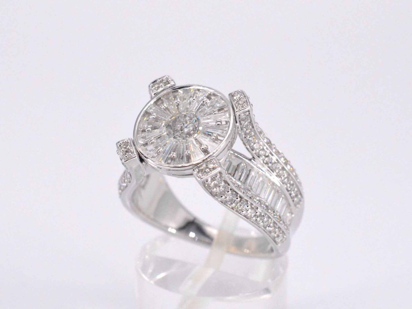 Witgouden ring met diamant 2.50 carat 2186-2