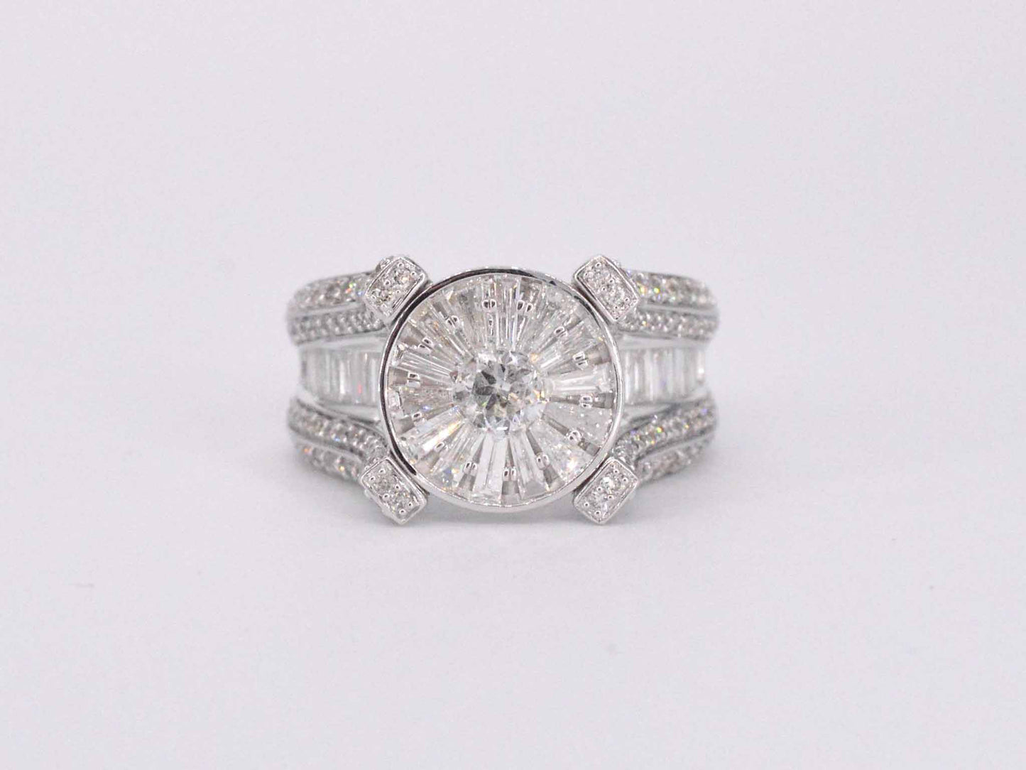 Witgouden ring met diamant 2.50 carat 2186-4