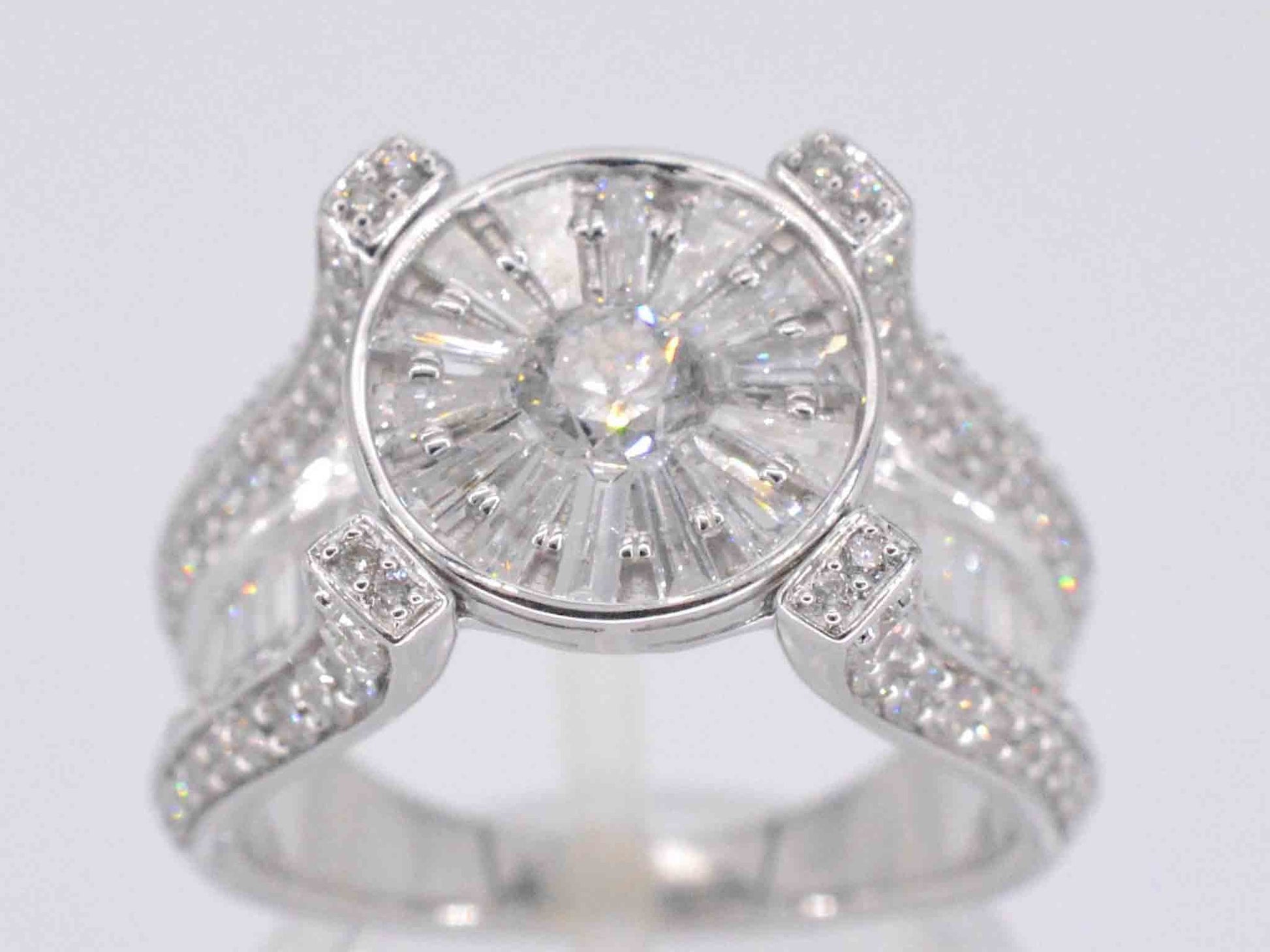 Witgouden ring met diamant 2.50 carat 2186-8