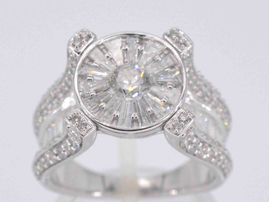 Witgouden ring met diamant 2.50 carat 2186-8