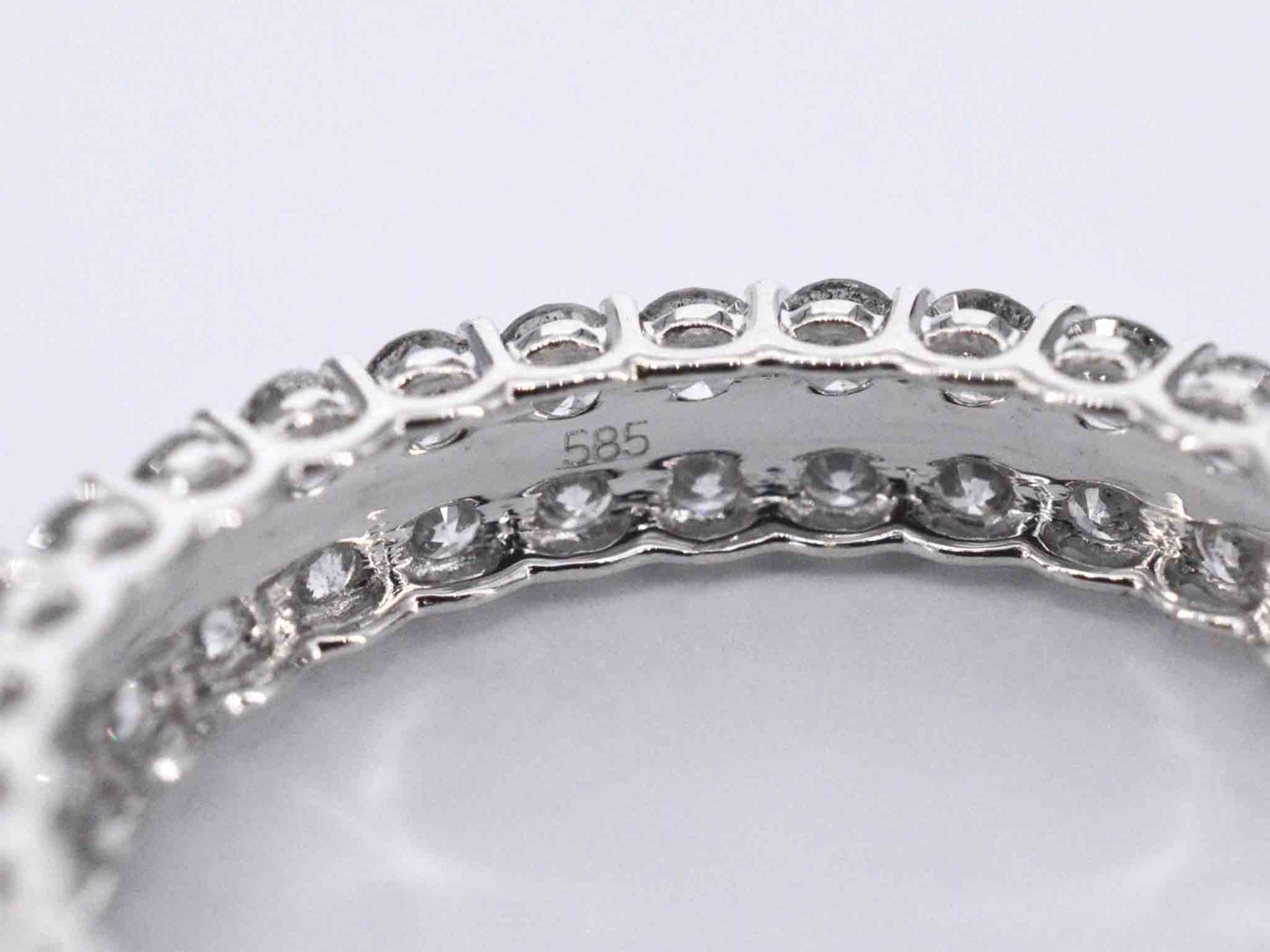 Witgouden eternity ring met diamanten 2208-10