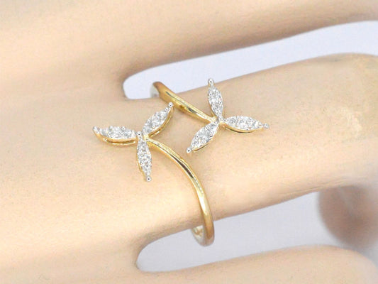 Gouden ring met diamanten