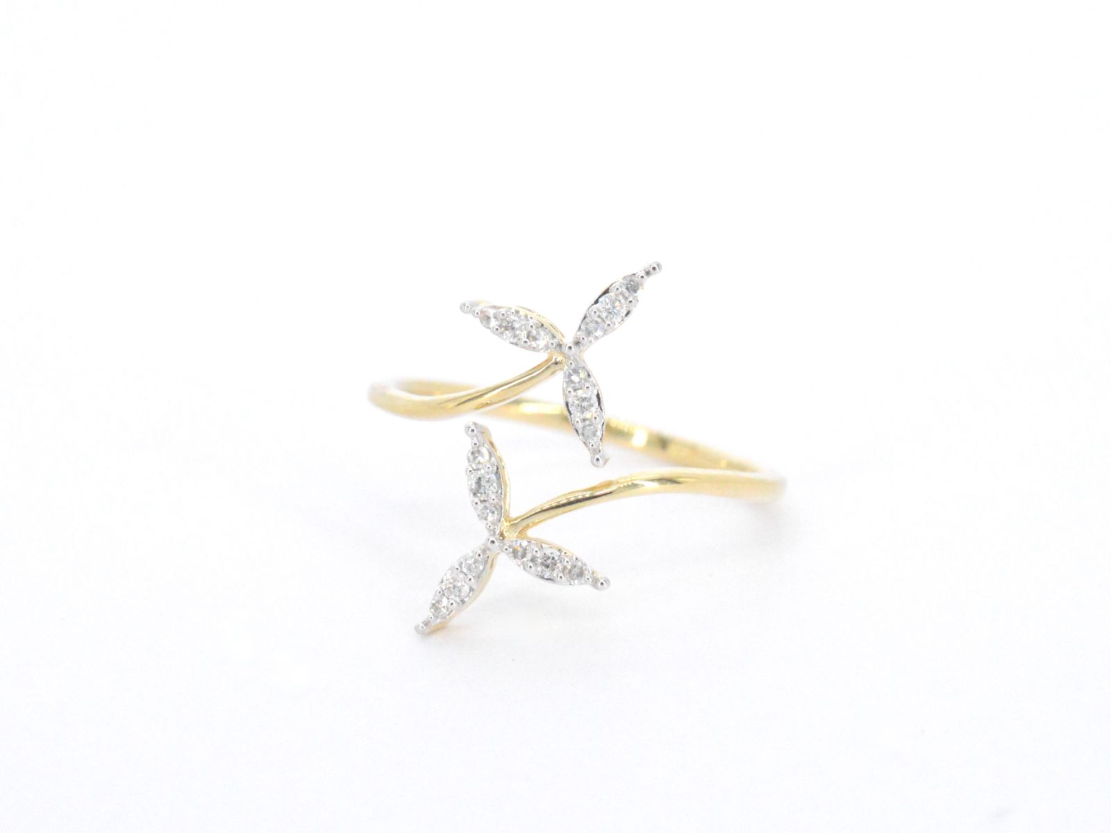 Gouden ring met diamanten 2335-5