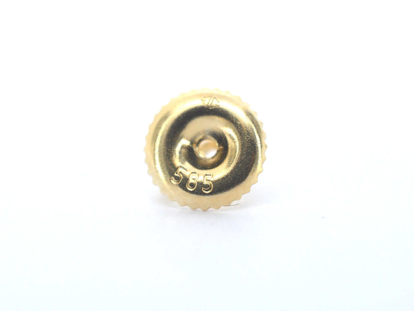 Gouden oorbellen met diamant