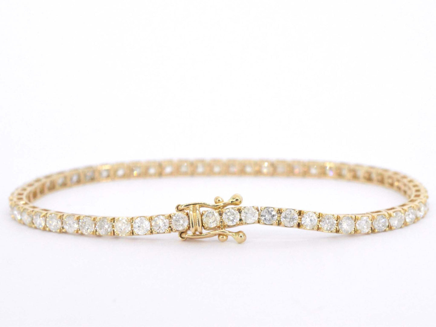 Gouden armband met diamanten 5.40 carat