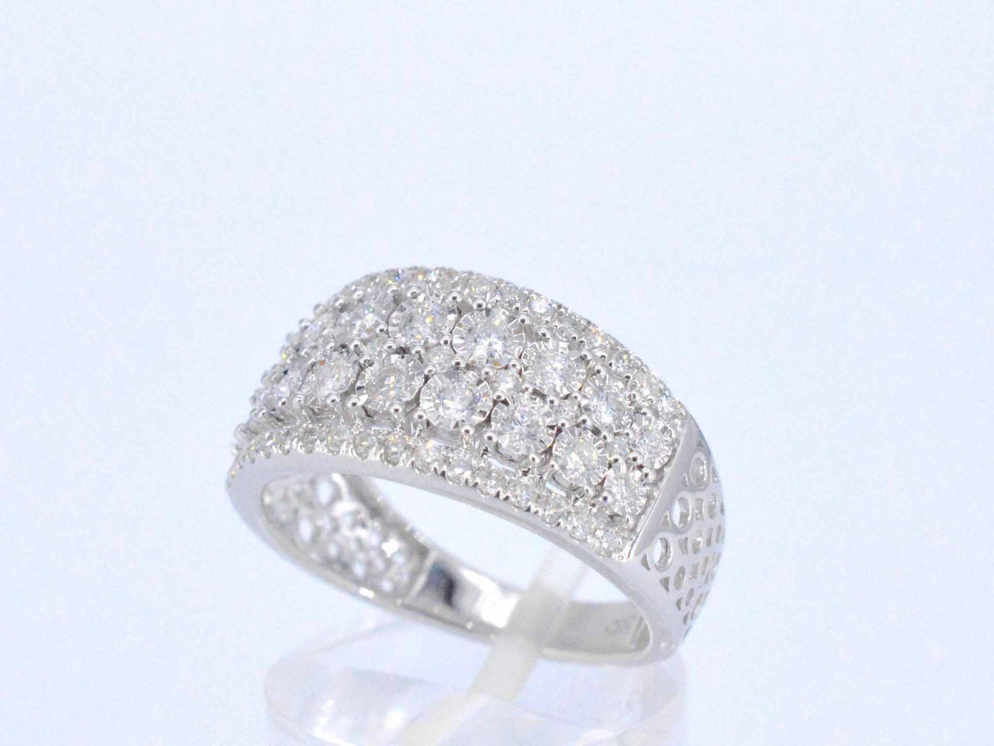 Witgouden ring met briljanten 1.00 carat