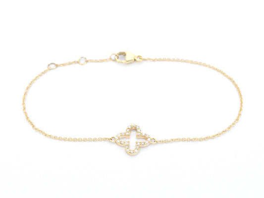 Gouden armband met diamant