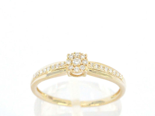 Gouden ring met diamanten 2623-6