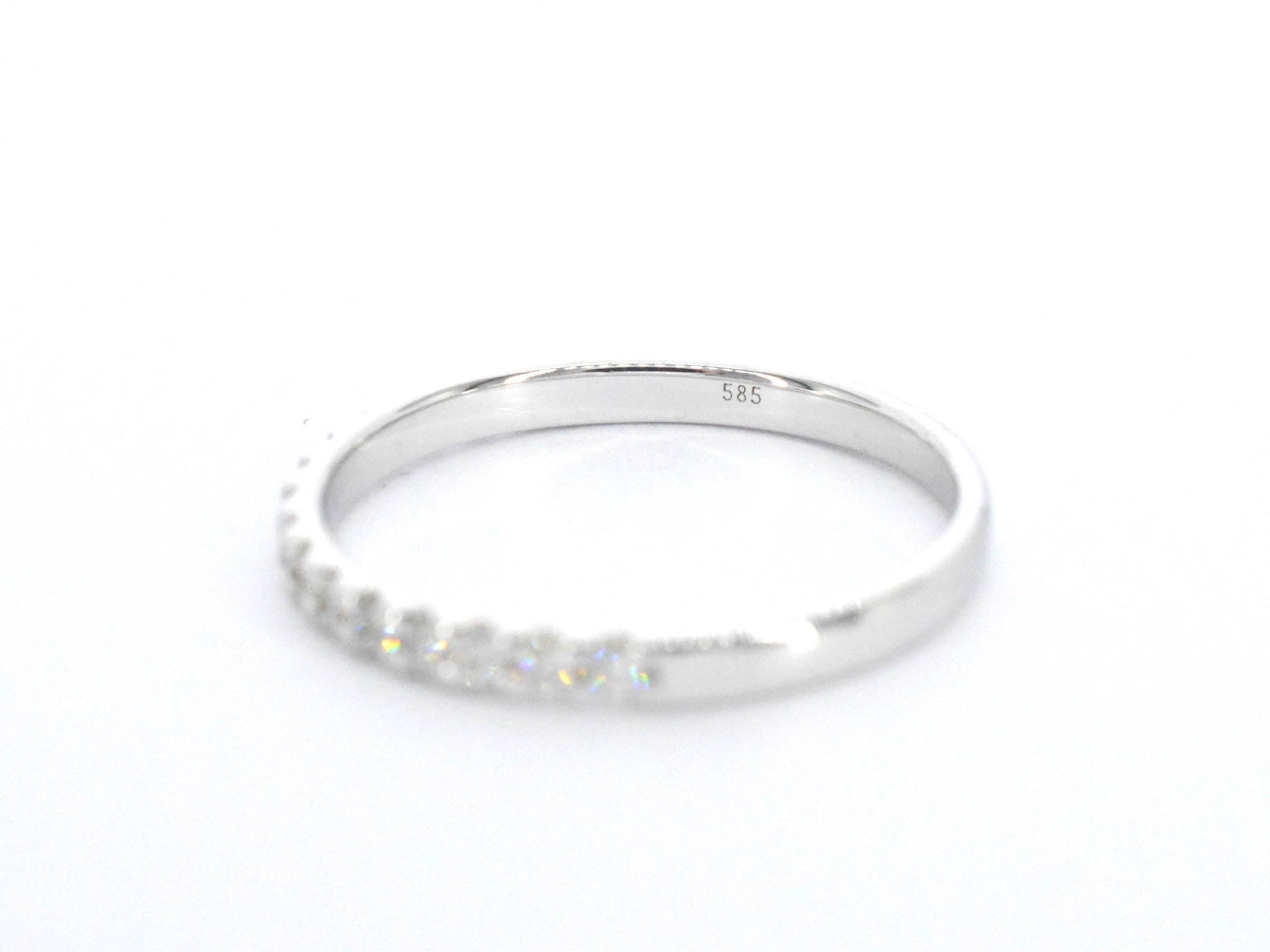 Witgouden ring met diamanten 2624-6