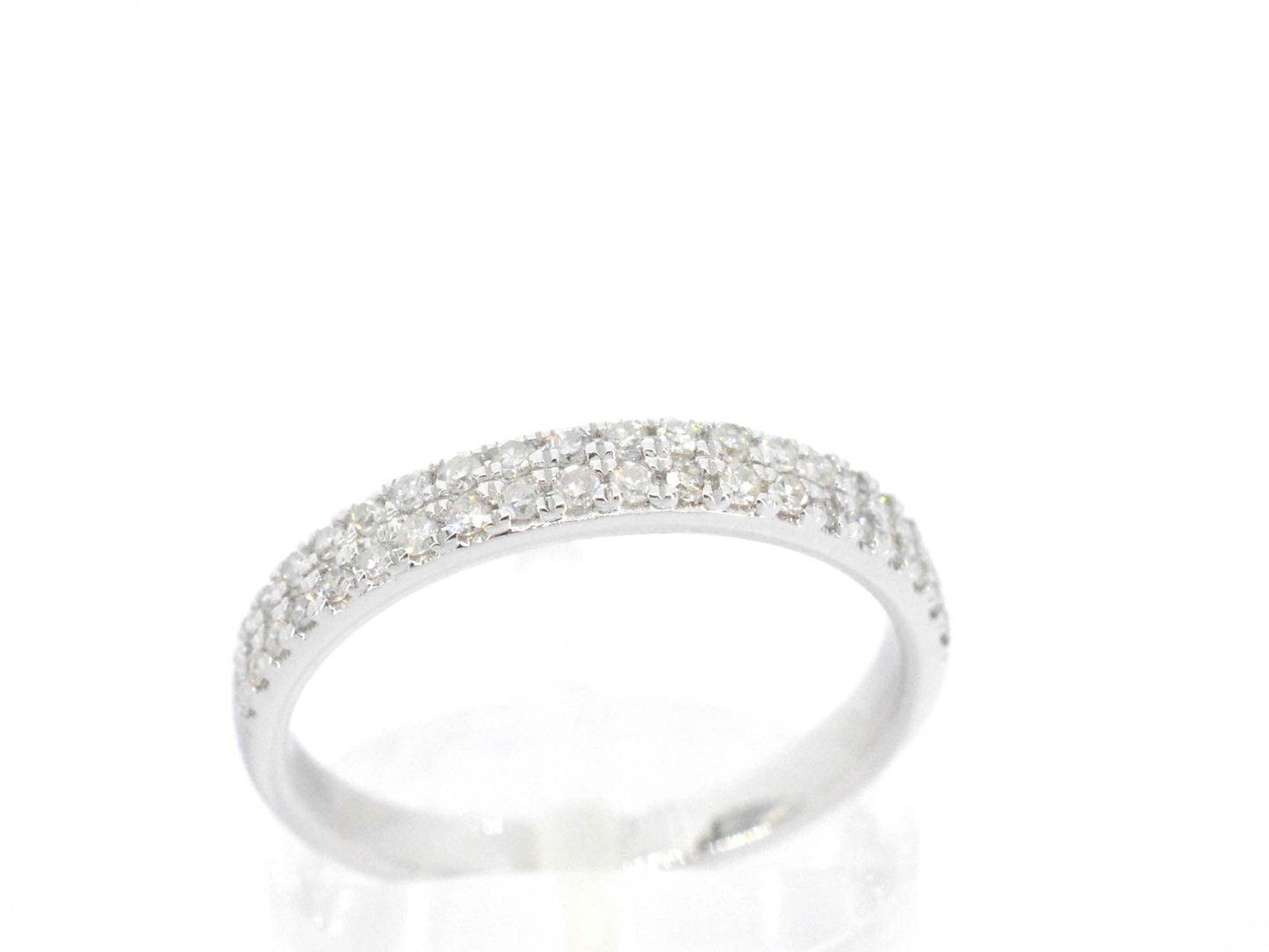 Witgouden ring met diamanten 2625-2