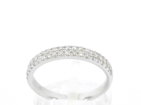 Witgouden ring met diamanten 2625-8