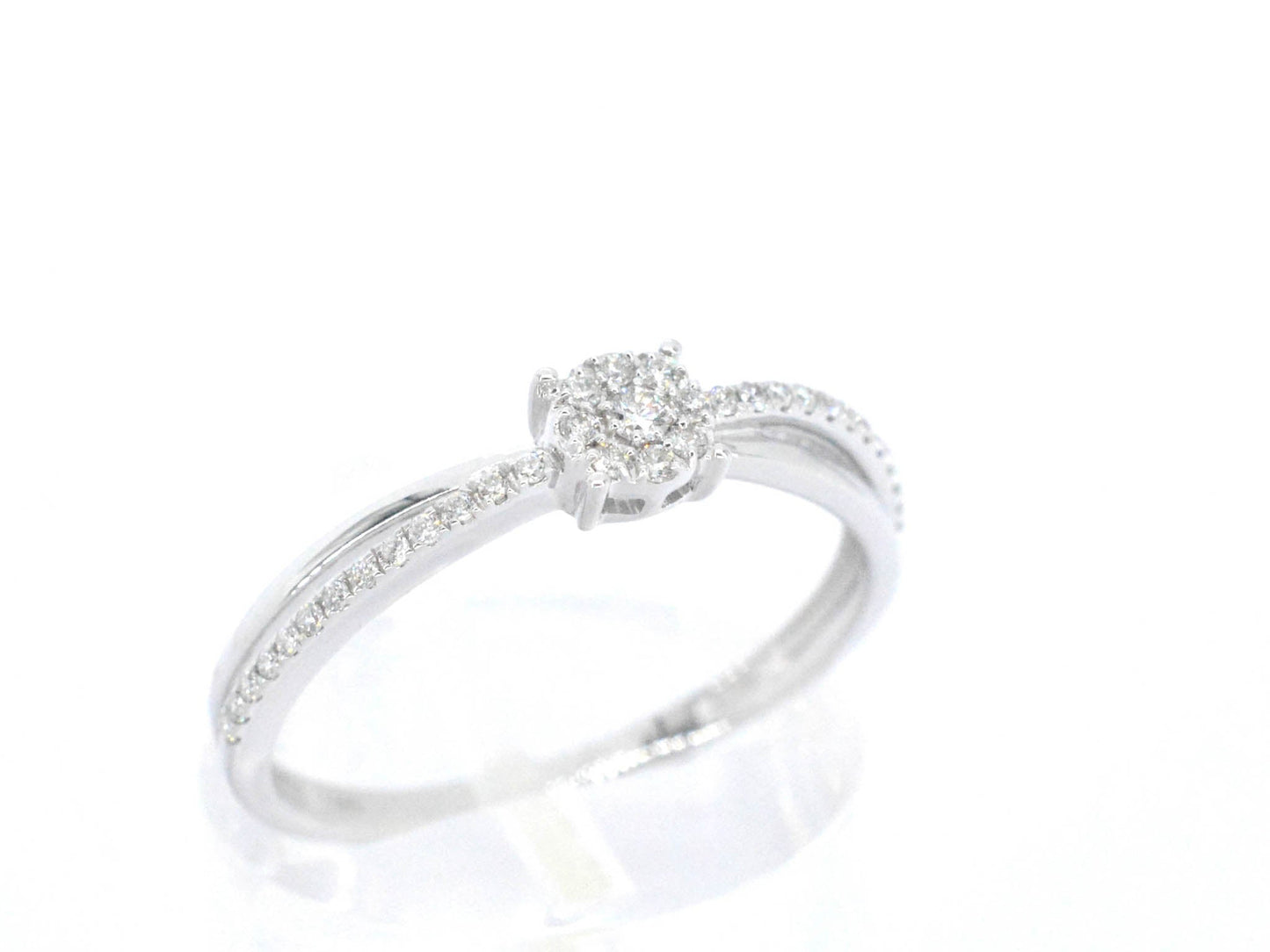 Witgouden ring met diamanten 2627-2