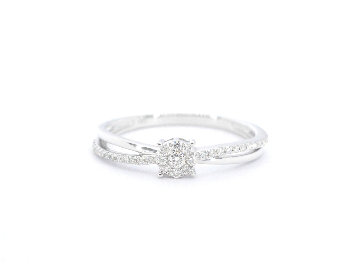 Witgouden ring met diamanten 2627-4