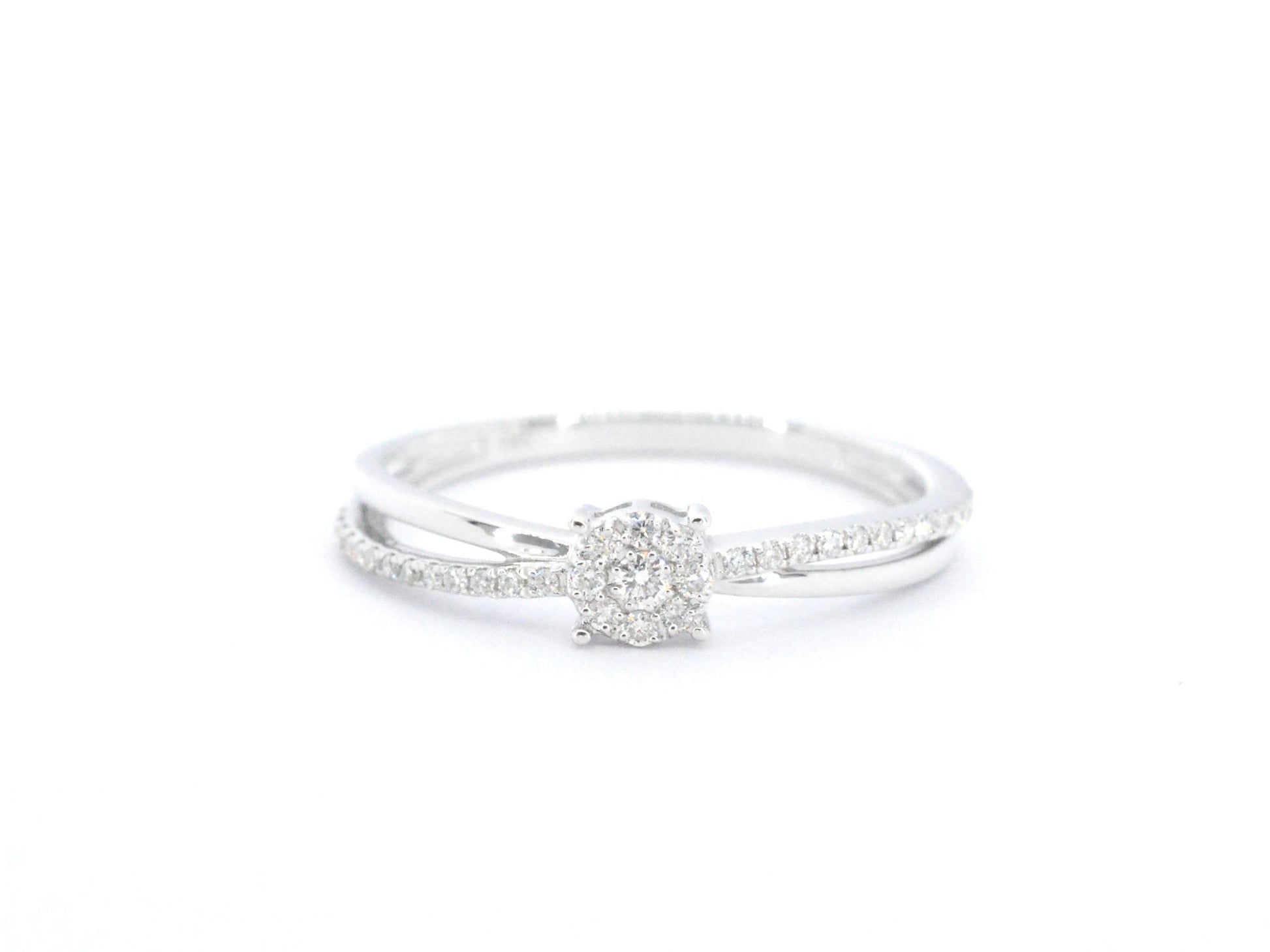 Witgouden ring met diamanten 2627-4