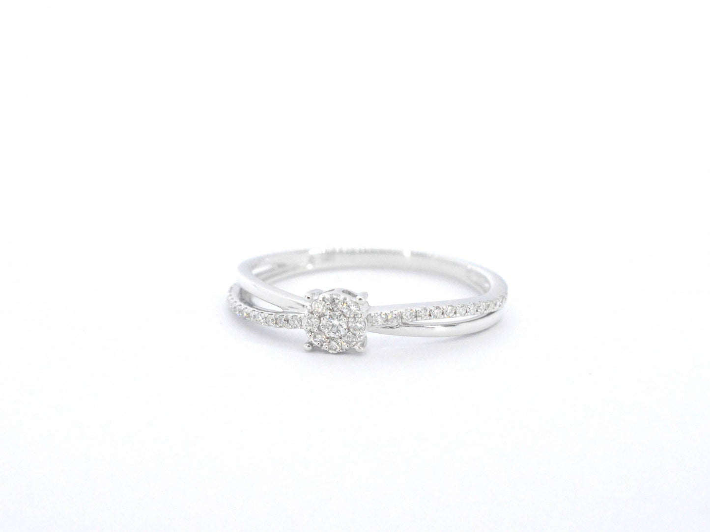 Witgouden ring met diamanten 2627-6