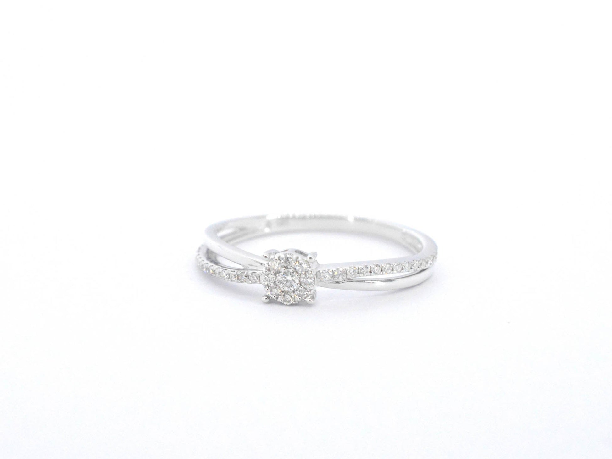 Witgouden ring met diamanten 2627-6