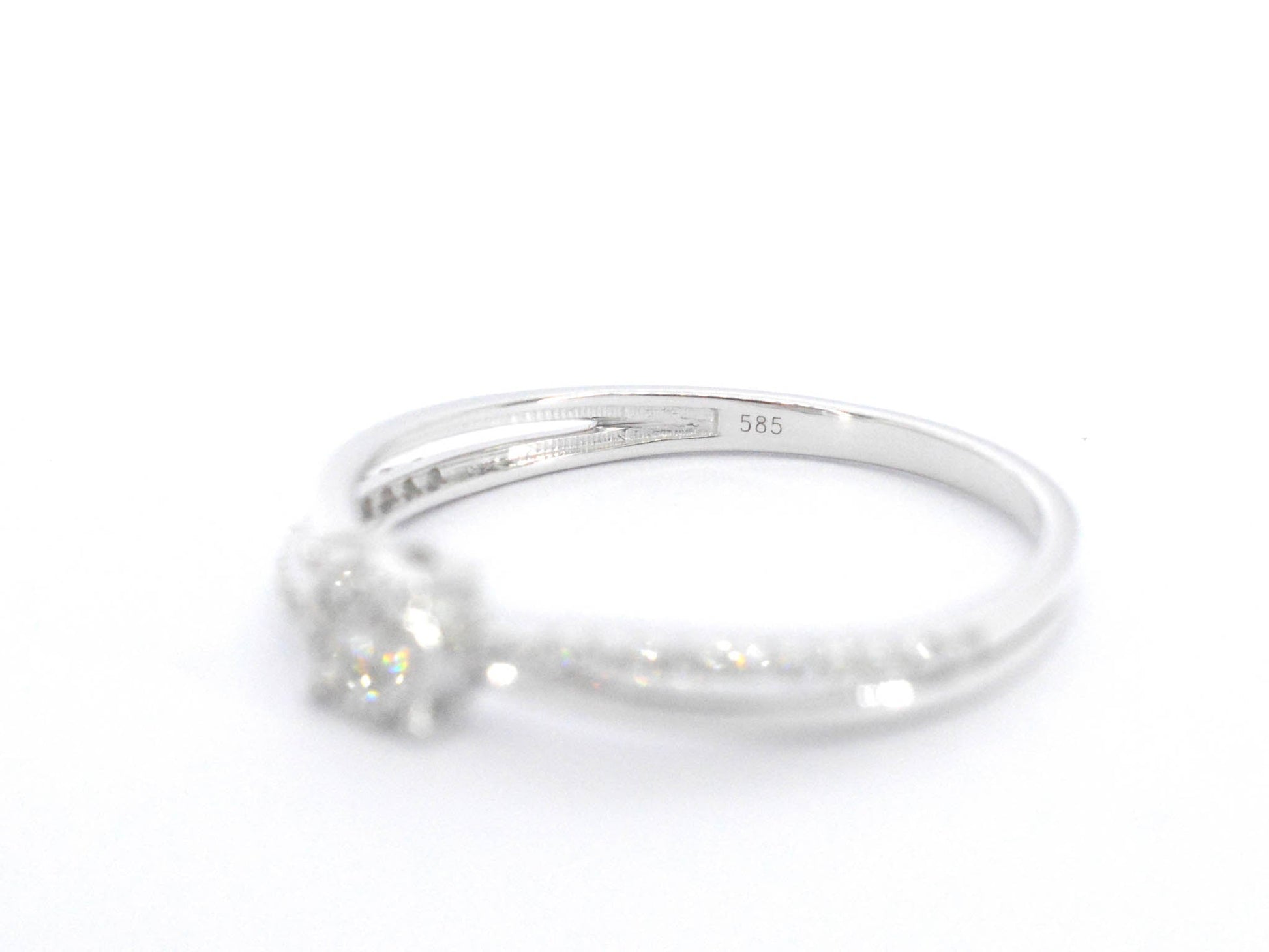 Witgouden ring met diamanten 2627-7