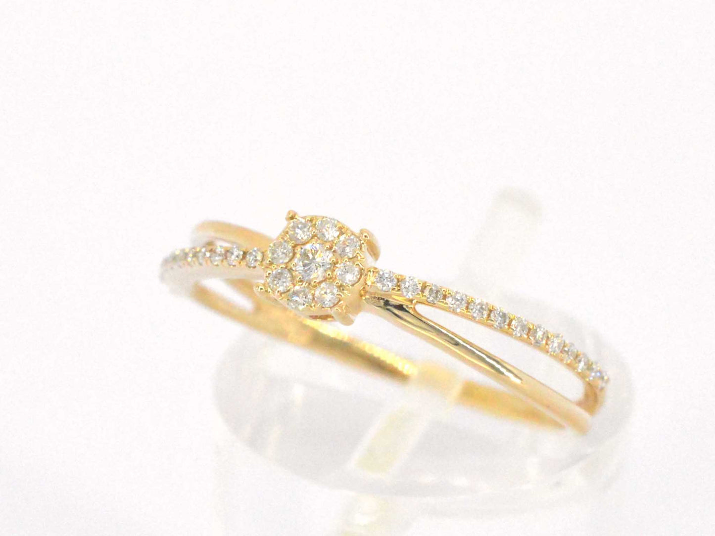 Gouden ring met diamanten 2628-1