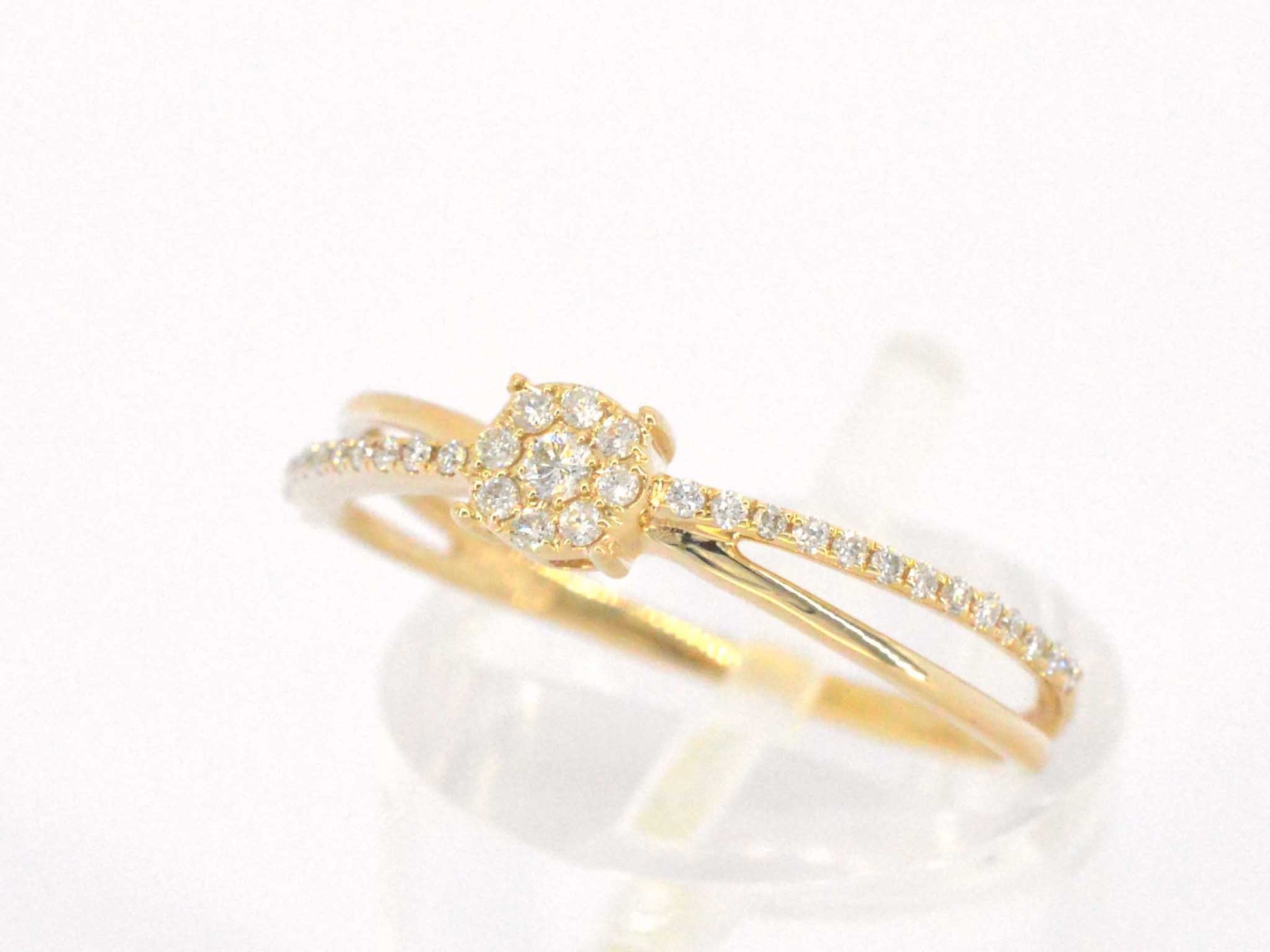 Gouden ring met diamanten 2628-1