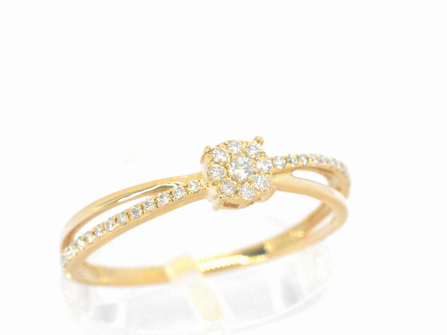 Gouden ring met diamanten 2628-2