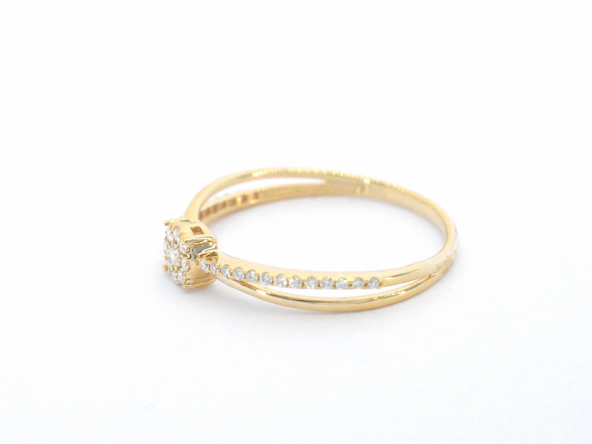 Gouden ring met diamanten 2628-3