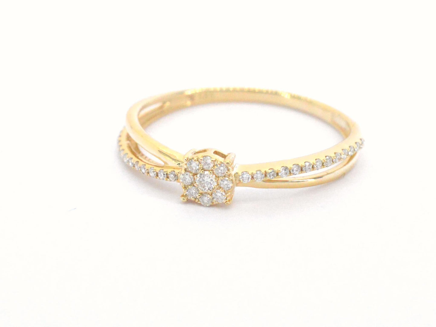 Gouden ring met diamanten 2628-6