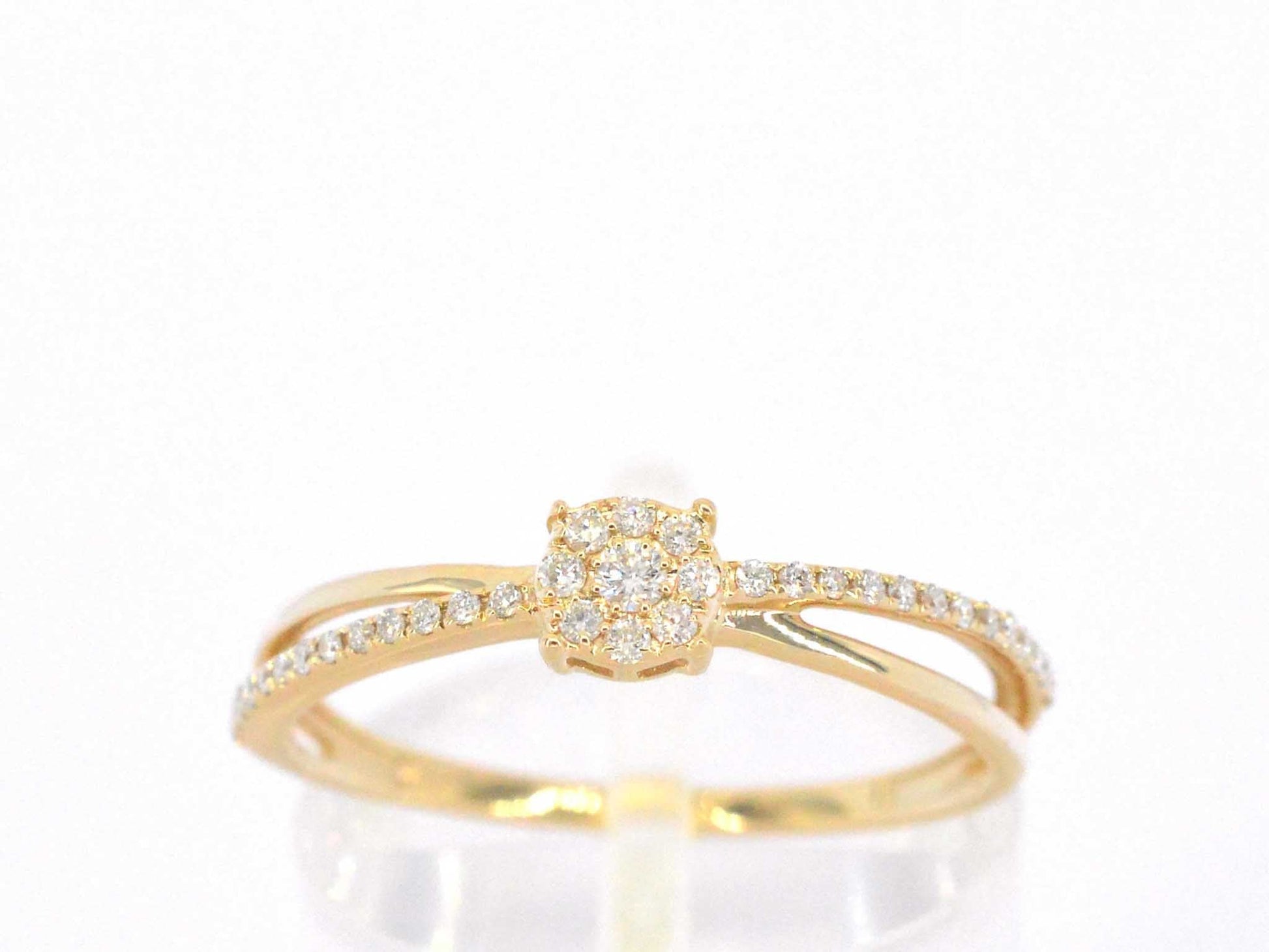 Gouden ring met diamanten 2628-8