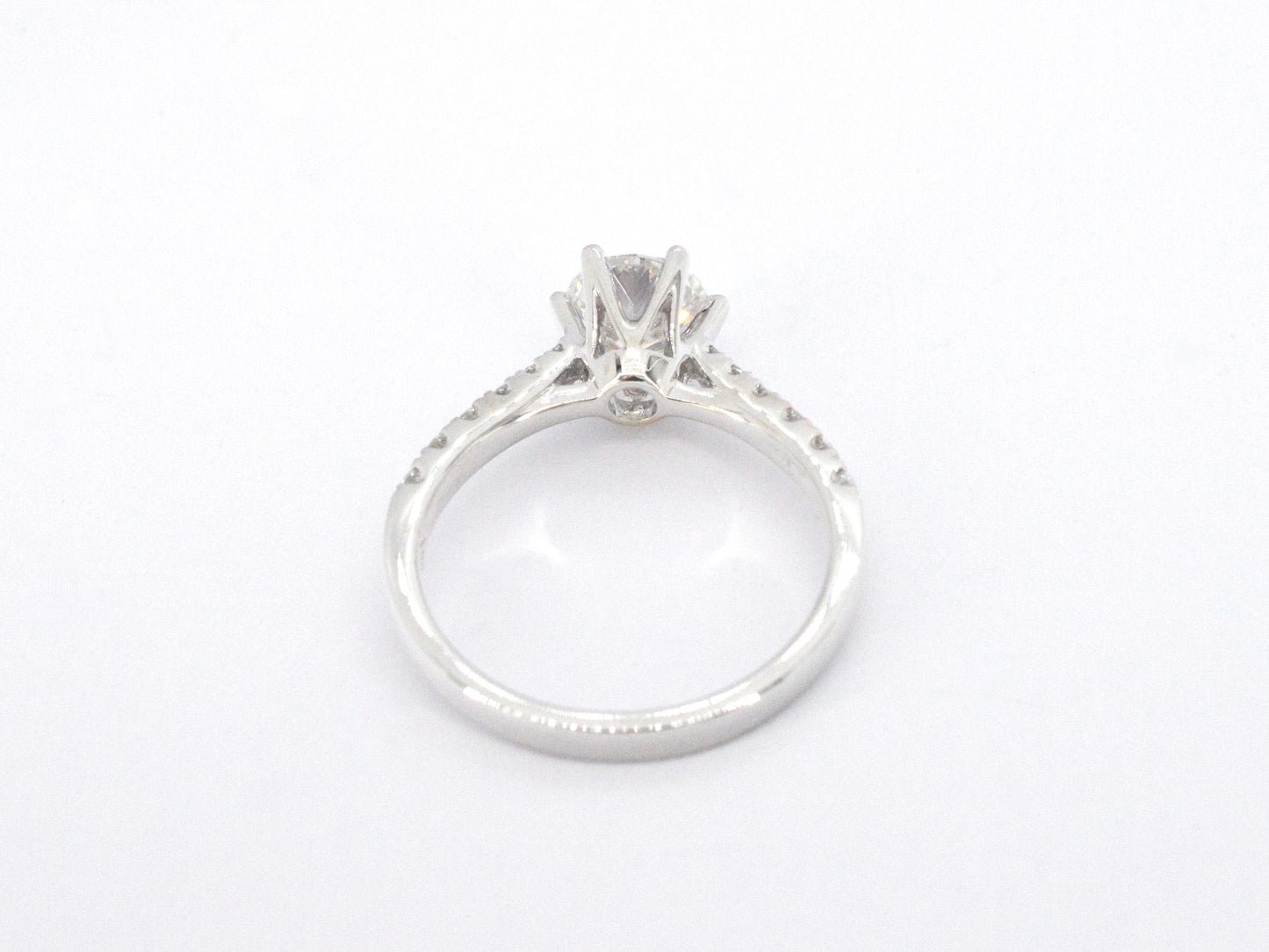 Witgouden ring met een diamant van 1.00 carat