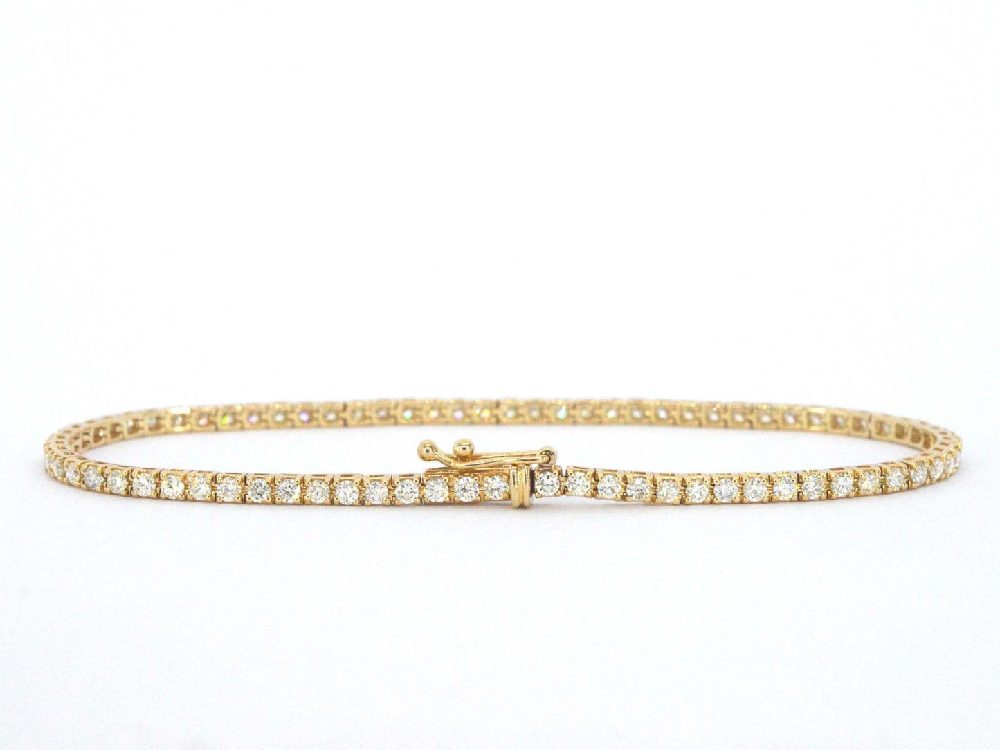Gouden armband met diamanten 2.30 carat