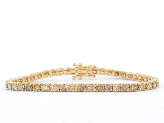 Gouden armband met diamanten 8.80 carat