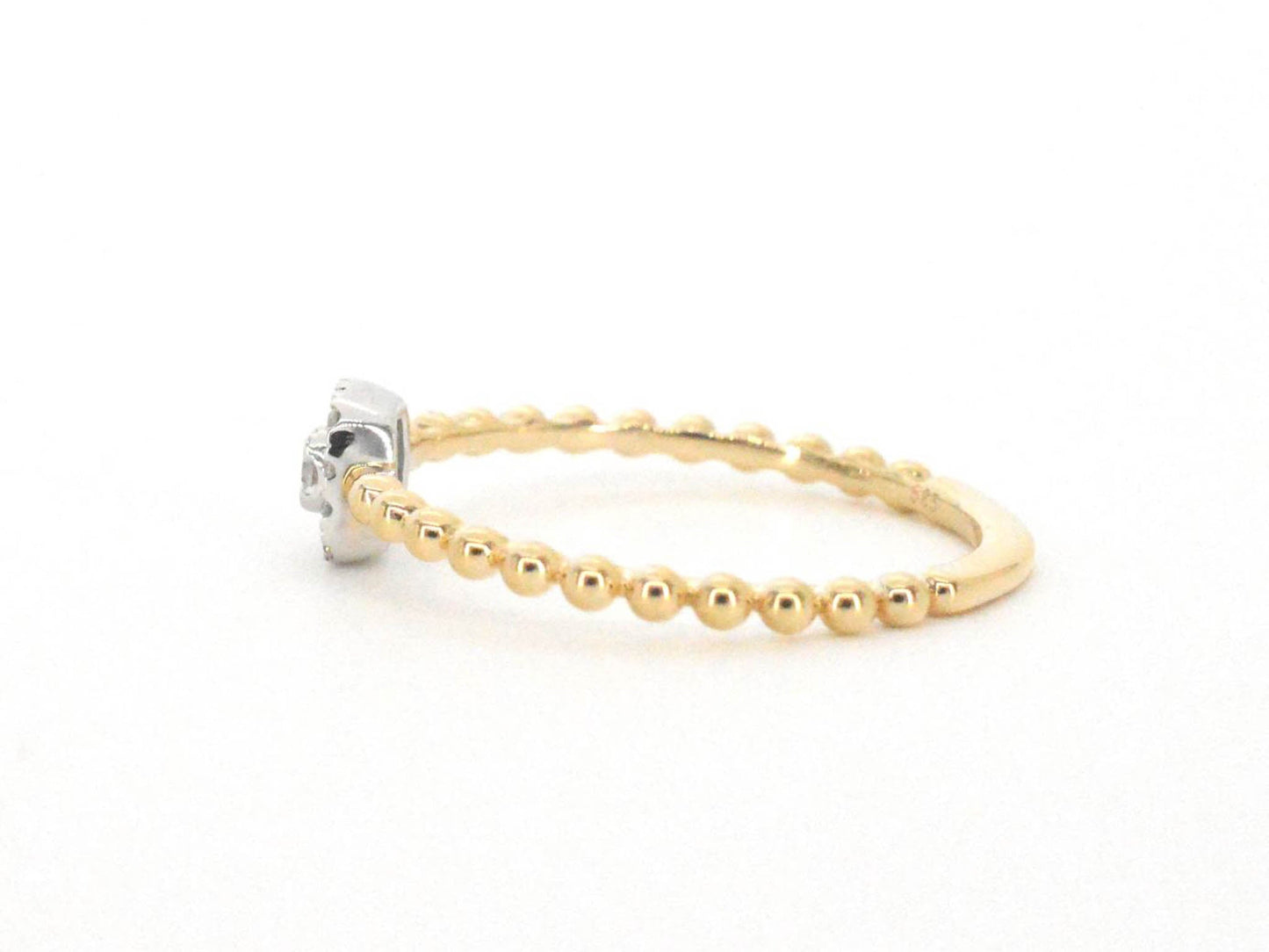 Gouden ring met natuurlijke geslepen briljant diamanten 2745-2