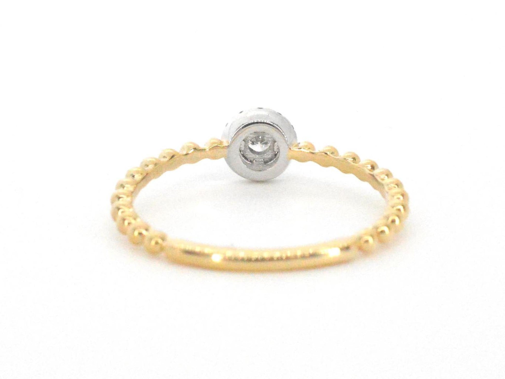 Gouden ring met natuurlijke geslepen briljant diamanten 2746-5