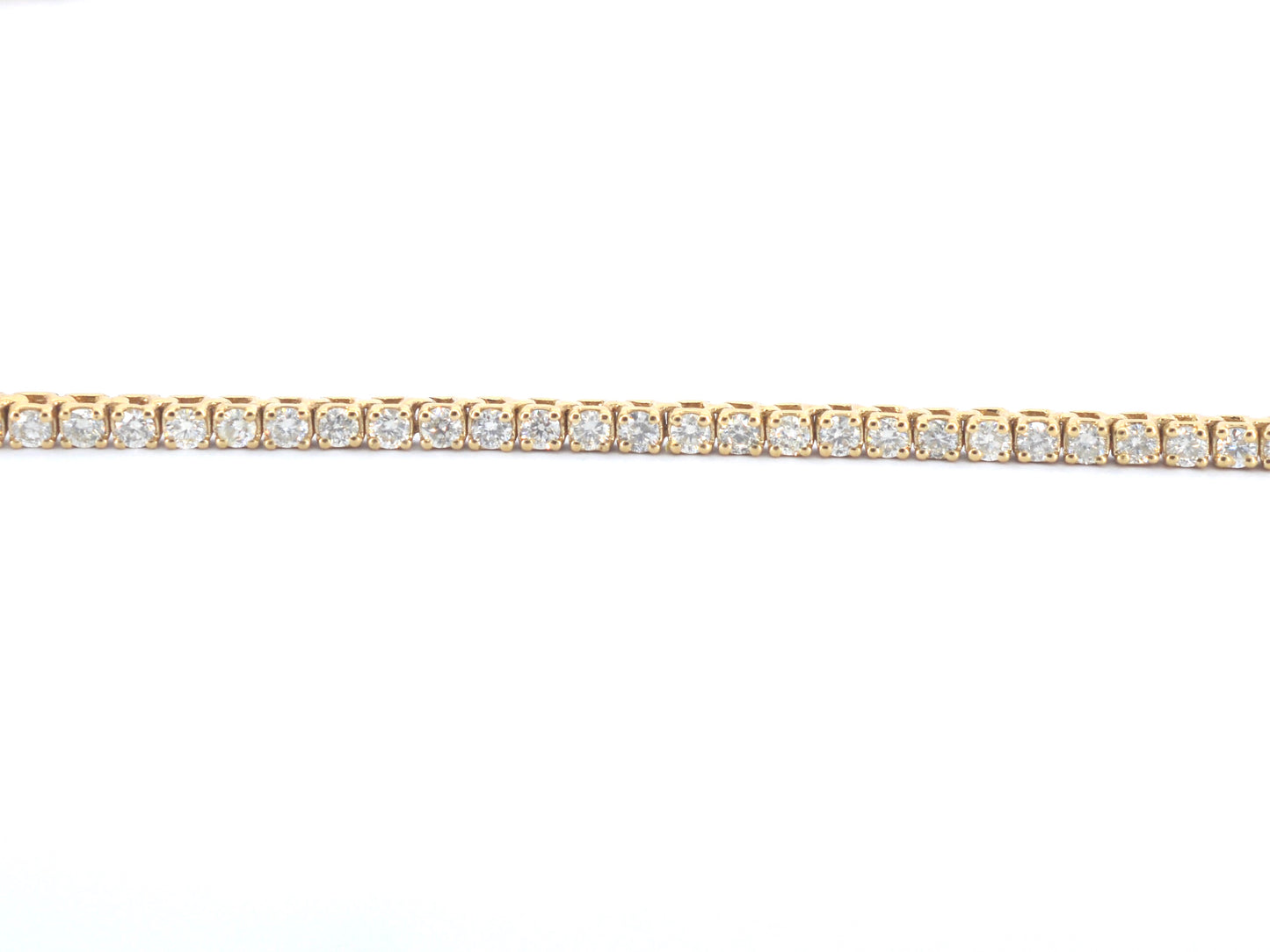 Gouden tenniscollier met diamanten 3.00 carat