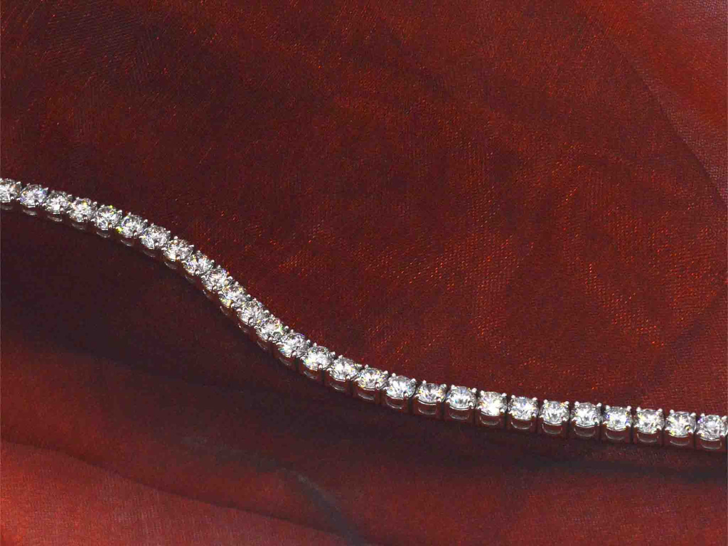 Armband met briljant geslepen diamanten 11.00 carat