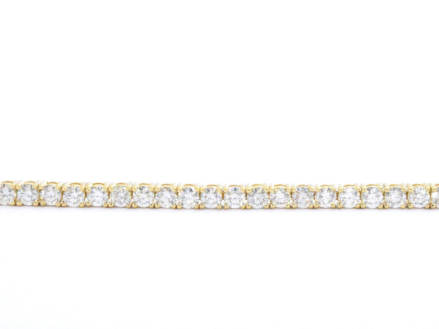 Gouden tennis armband met 6.50 carat diamanten