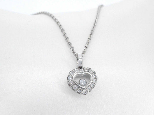 Chopard - Chopard Happy Diamonds Icons Heart collier met hanger witgoud met diamant