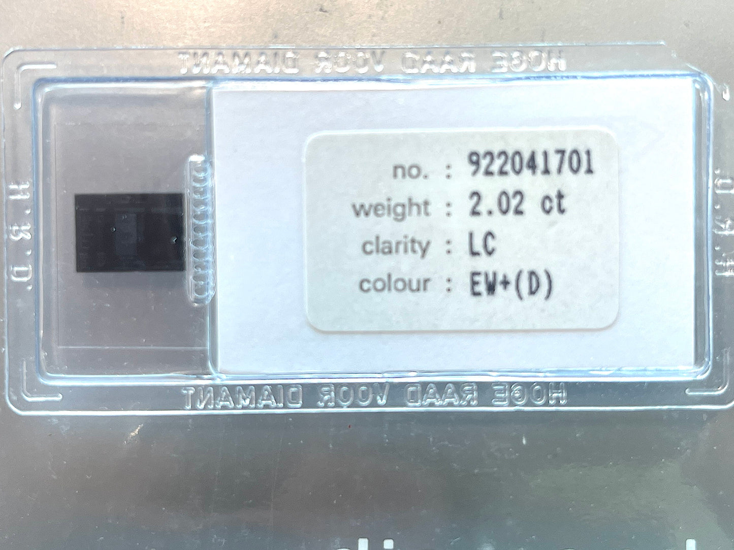 Diamant - 2.02 carat van allerhoogste kwaliteit diamant (gecertificeerd)