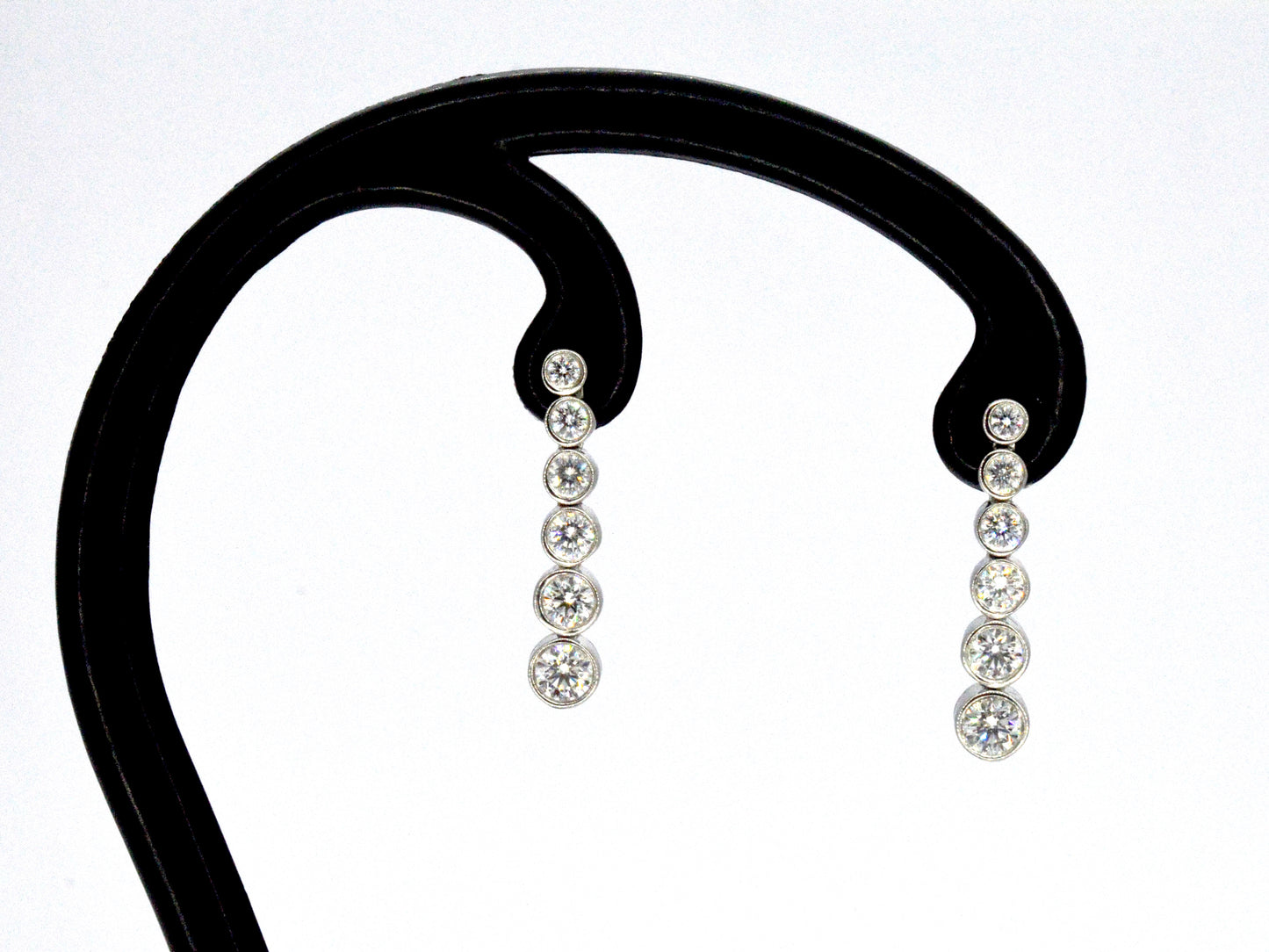 Tiffany & Co - Platina Jazz Tiffany & Co druppel oorbellen