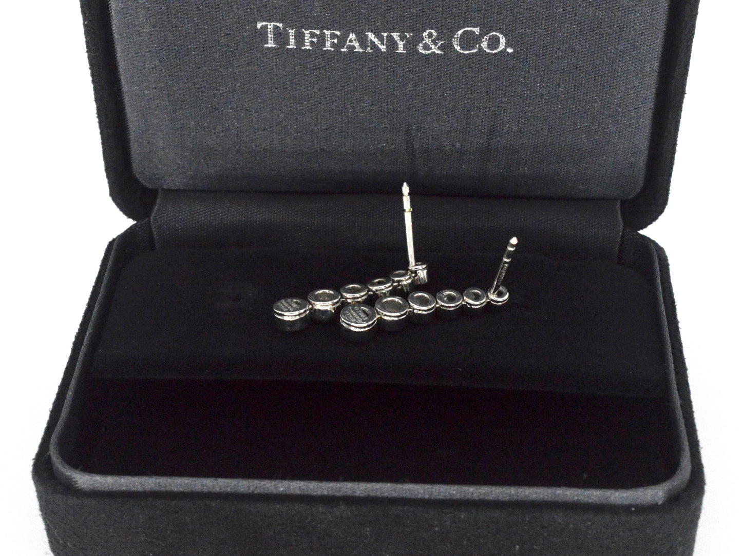 Tiffany & Co - Platina Jazz Tiffany & Co druppel oorbellen