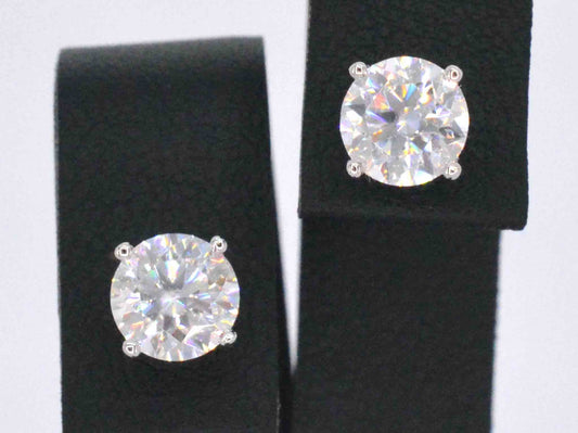 Witgouden oorbellen met natuurlijke diamanten 1.51 carat (GIA gecertificeerd)