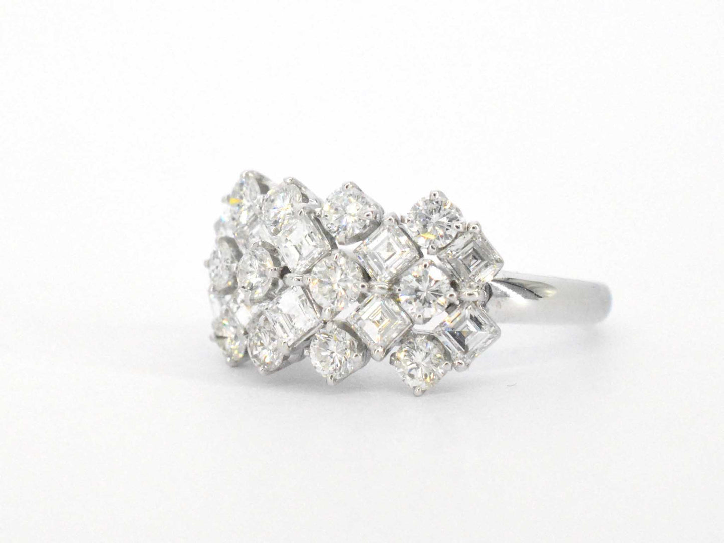 Gouden ring met diamanten 2.70 carat