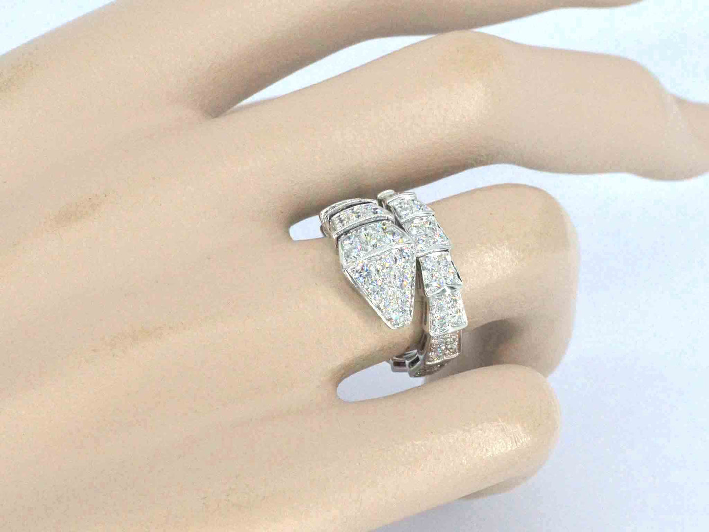 BVLGARI - Serpenti viper ring pave met diamanten