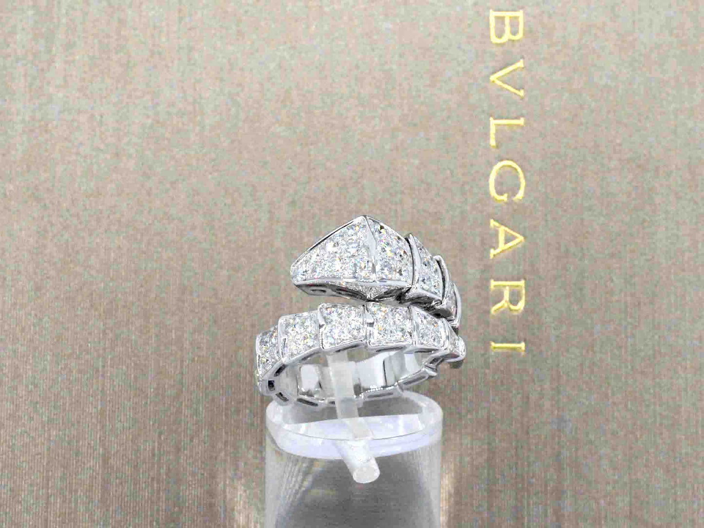 BVLGARI - Serpenti viper ring pave met diamanten